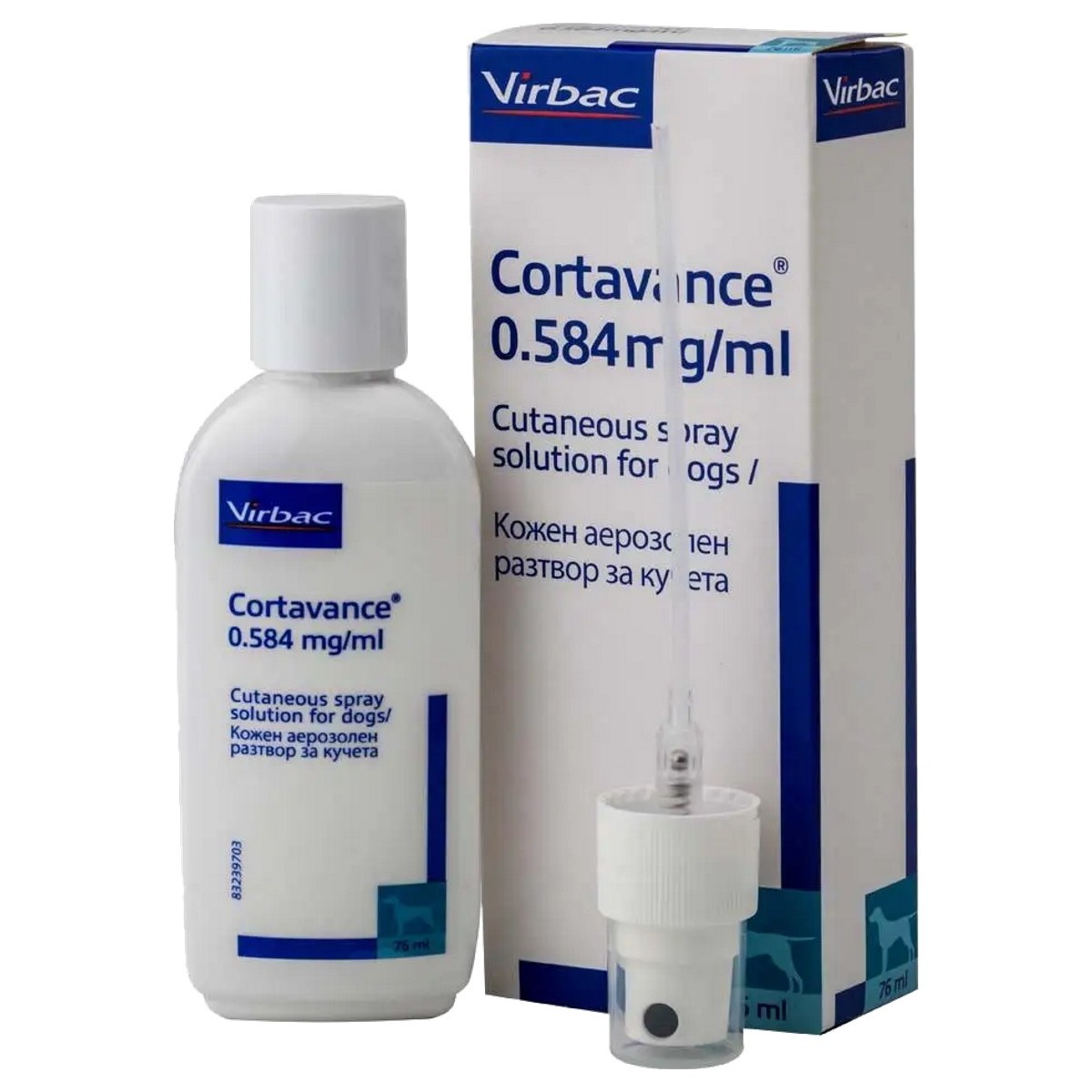 Treat Inflamed and Itchy Skin on Dogs Cortavance Spray