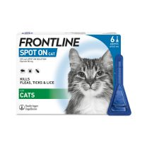 Frontline Spot-On Flea & Tick Treatment Cat - 6 Pack