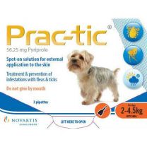 Prac-tic Spot-On for Very Small Dogs - 6 Pack