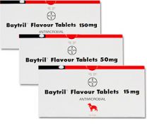 Baytril Flavour Tablets - 15mg