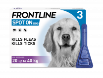 Frontline Spot-On Flea & Tick Treatment Dog 20-40kg - 3 Pack