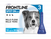 Frontline Spot-On Flea & Tick Treatment Dog 10-20 Kg - 3 Pack