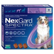 NexGard Spectra for Large Dogs (15 - 30kg) - 3 Pack