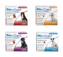 NexGard Chewable Tablets for Dogs <4kg - 6 Pack