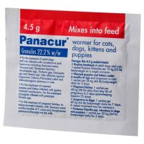 Panacur Granules 4.5g x 3 Sachets