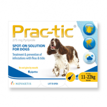 Prac-tic Spot-On for Medium Dogs - 6 Pack