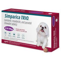 Simparica Trio for Dogs 6mg - 3 Pack