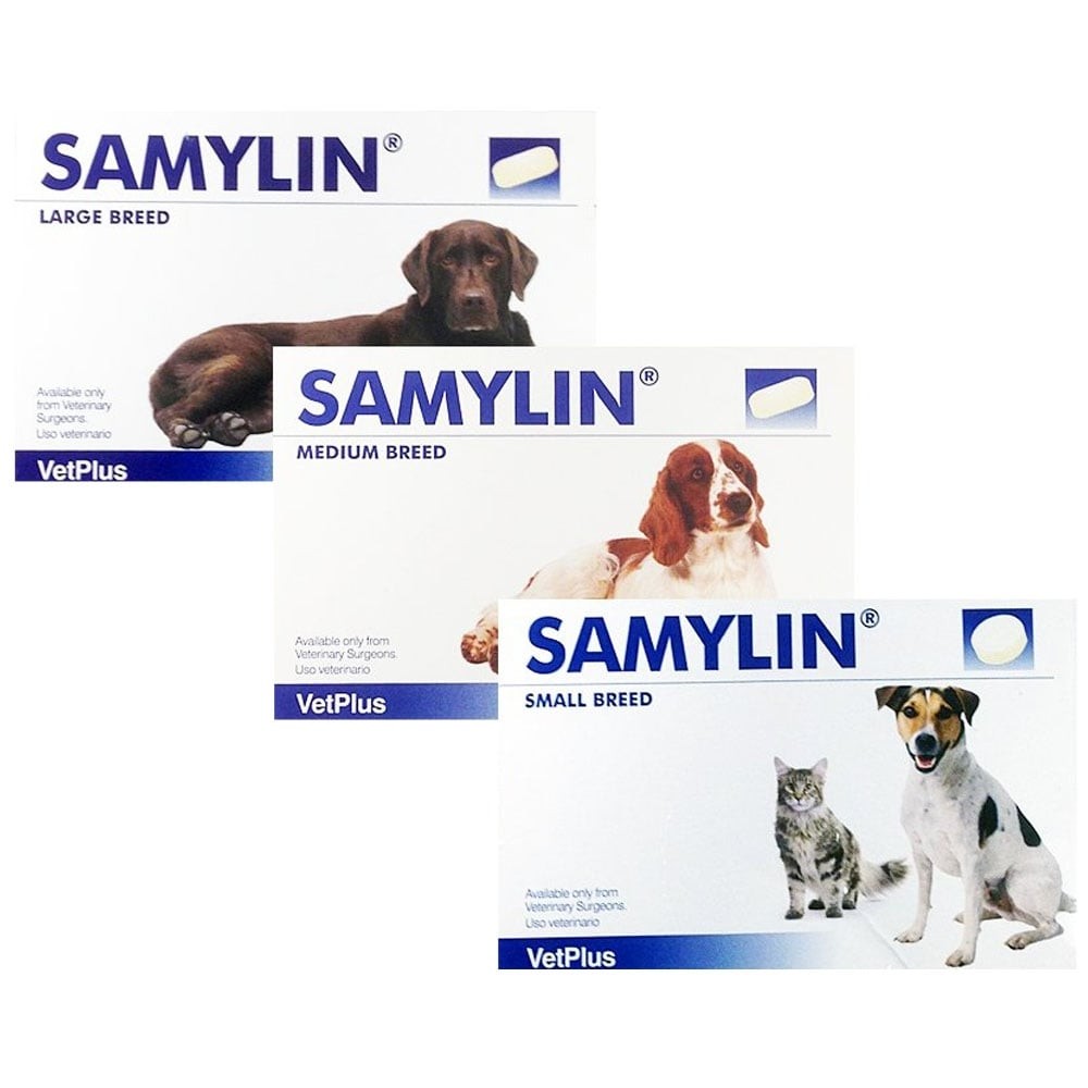 Samylin tablets for medium dogs 2025